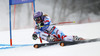 Tessa Worley of France skiing in first run of women giant slalom race of FIS Alpine skiing World Championships in Schladming, Austria. Women giant slalom race of FIS Alpine skiing World championships Schladming 2013, was held in Schladming, Austria, on Thursday, 14th of February 2013.
