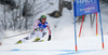Lena Duerr of Germany skiing in first run of women giant slalom race of FIS Alpine skiing World Championships in Schladming, Austria. Women giant slalom race of FIS Alpine skiing World championships Schladming 2013, was held in Schladming, Austria, on Thursday, 14th of February 2013.
