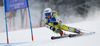 Lotte Smiseth Sejersted of Norway skiing in first run of women giant slalom race of FIS Alpine skiing World Championships in Schladming, Austria. Women giant slalom race of FIS Alpine skiing World championships Schladming 2013, was held in Schladming, Austria, on Thursday, 14th of February 2013.
