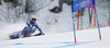 Sara Hector of Sweden skiing in first run of women giant slalom race of FIS Alpine skiing World Championships in Schladming, Austria. Women giant slalom race of FIS Alpine skiing World championships Schladming 2013, was held in Schladming, Austria, on Thursday, 14th of February 2013.
