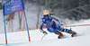 Sara Hector of Sweden skiing in first run of women giant slalom race of FIS Alpine skiing World Championships in Schladming, Austria. Women giant slalom race of FIS Alpine skiing World championships Schladming 2013, was held in Schladming, Austria, on Thursday, 14th of February 2013.
