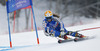 Sara Hector of Sweden skiing in first run of women giant slalom race of FIS Alpine skiing World Championships in Schladming, Austria. Women giant slalom race of FIS Alpine skiing World championships Schladming 2013, was held in Schladming, Austria, on Thursday, 14th of February 2013.
