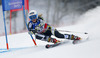 Mona Loeseth of Norway skiing in first run of women giant slalom race of FIS Alpine skiing World Championships in Schladming, Austria. Women giant slalom race of FIS Alpine skiing World championships Schladming 2013, was held in Schladming, Austria, on Thursday, 14th of February 2013.
