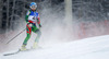 Merle Soppela of Finland after DNF in first run of women giant slalom race of FIS Alpine skiing World Championships in Schladming, Austria. Women giant slalom race of FIS Alpine skiing World championships Schladming 2013, was held in Schladming, Austria, on Thursday, 14th of February 2013.

