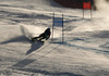 Tanja Poutiainen of Finland skiing in second run of women giant slalom race of FIS Alpine skiing World Championships in Schladming, Austria. Women giant slalom race of FIS Alpine skiing World championships Schladming 2013, was held in Schladming, Austria, on Thursday, 14th of February 2013.
