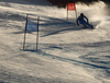 Second placed Tina Maze of Slovenia skiing in second run of women giant slalom race of FIS Alpine skiing World Championships in Schladming, Austria. Women giant slalom race of FIS Alpine skiing World championships Schladming 2013, was held in Schladming, Austria, on Thursday, 14th of February 2013.
