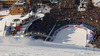 Second placed Tina Maze of Slovenia skiing in second run of women giant slalom race of FIS Alpine skiing World Championships in Schladming, Austria. Women giant slalom race of FIS Alpine skiing World championships Schladming 2013, was held in Schladming, Austria, on Thursday, 14th of February 2013.
