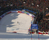 Second placed Tina Maze of Slovenia reacts in finish of second run of women giant slalom race of FIS Alpine skiing World Championships in Schladming, Austria. Women giant slalom race of FIS Alpine skiing World championships Schladming 2013, was held in Schladming, Austria, on Thursday, 14th of February 2013.
