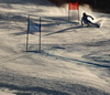 Third placed Anna Fenninger of Austria skiing in second run of women giant slalom race of FIS Alpine skiing World Championships in Schladming, Austria. Women giant slalom race of FIS Alpine skiing World championships Schladming 2013, was held in Schladming, Austria, on Thursday, 14th of February 2013.
