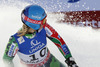 Tanja Poutiainen of Finland reacts in finish of second run of women giant slalom race of FIS Alpine skiing World Championships in Schladming, Austria. Women giant slalom race of FIS Alpine skiing World championships Schladming 2013, was held in Schladming, Austria, on Thursday, 14th of February 2013.
