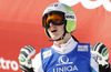 Third placed Anna Fenninger of Austria reacts in finish of second run of women giant slalom race of FIS Alpine skiing World Championships in Schladming, Austria. Women giant slalom race of FIS Alpine skiing World championships Schladming 2013, was held in Schladming, Austria, on Thursday, 14th of February 2013.
