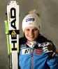 Third placed Anna Fenninger of Austria celebrates her medal won in women giant slalom race of FIS Alpine skiing World Championships in Schladming, Austria. Women giant slalom race of FIS Alpine skiing World championships Schladming 2013, was held in Schladming, Austria, on Thursday, 14th of February 2013.
