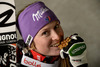 Winner and new giant slalom World Champion Tessa Worley of France celebrates her medal won in women giant slalom race of FIS Alpine skiing World Championships in Schladming, Austria. Women giant slalom race of FIS Alpine skiing World championships Schladming 2013, was held in Schladming, Austria, on Thursday, 14th of February 2013.
