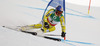 Aksel Lund Svindal of Norway skiing in first run of men giant slalom race of FIS Alpine skiing World Championships in Schladming, Austria. Men giant slalom race of FIS Alpine skiing World championships Schladming 2013, was held in Schladming, Austria, on Friday, 15th of February 2013.
