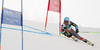 Ted Ligety of USA skiing in first run of men giant slalom race of FIS Alpine skiing World Championships in Schladming, Austria. Men giant slalom race of FIS Alpine skiing World championships Schladming 2013, was held in Schladming, Austria, on Friday, 15th of February 2013.
