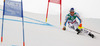 Fritz Dopfer of Germany skiing in first run of men giant slalom race of FIS Alpine skiing World Championships in Schladming, Austria. Men giant slalom race of FIS Alpine skiing World championships Schladming 2013, was held in Schladming, Austria, on Friday, 15th of February 2013.

