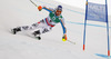 Fritz Dopfer of Germany skiing in first run of men giant slalom race of FIS Alpine skiing World Championships in Schladming, Austria. Men giant slalom race of FIS Alpine skiing World championships Schladming 2013, was held in Schladming, Austria, on Friday, 15th of February 2013.
