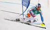 Fritz Dopfer of Germany skiing in first run of men giant slalom race of FIS Alpine skiing World Championships in Schladming, Austria. Men giant slalom race of FIS Alpine skiing World championships Schladming 2013, was held in Schladming, Austria, on Friday, 15th of February 2013.
