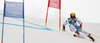 Marcel Hirscher of Austria skiing in first run of men giant slalom race of FIS Alpine skiing World Championships in Schladming, Austria. Men giant slalom race of FIS Alpine skiing World championships Schladming 2013, was held in Schladming, Austria, on Friday, 15th of February 2013.
