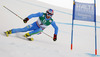 Manfred Moelgg of Italy skiing in first run of men giant slalom race of FIS Alpine skiing World Championships in Schladming, Austria. Men giant slalom race of FIS Alpine skiing World championships Schladming 2013, was held in Schladming, Austria, on Friday, 15th of February 2013.
