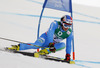Manfred Moelgg of Italy skiing in first run of men giant slalom race of FIS Alpine skiing World Championships in Schladming, Austria. Men giant slalom race of FIS Alpine skiing World championships Schladming 2013, was held in Schladming, Austria, on Friday, 15th of February 2013.
