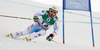 Marcel Mathis of Austria skiing in first run of men giant slalom race of FIS Alpine skiing World Championships in Schladming, Austria. Men giant slalom race of FIS Alpine skiing World championships Schladming 2013, was held in Schladming, Austria, on Friday, 15th of February 2013.
