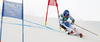 Benjamin Raich of Austria skiing in first run of men giant slalom race of FIS Alpine skiing World Championships in Schladming, Austria. Men giant slalom race of FIS Alpine skiing World championships Schladming 2013, was held in Schladming, Austria, on Friday, 15th of February 2013.
