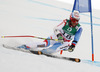 Didier Defago of Switzerland skiing in first run of men giant slalom race of FIS Alpine skiing World Championships in Schladming, Austria. Men giant slalom race of FIS Alpine skiing World championships Schladming 2013, was held in Schladming, Austria, on Friday, 15th of February 2013.
