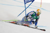 Matts Olsson of Sweden skiing in first run of men giant slalom race of FIS Alpine skiing World Championships in Schladming, Austria. Men giant slalom race of FIS Alpine skiing World championships Schladming 2013, was held in Schladming, Austria, on Friday, 15th of February 2013.
