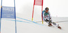 Stefan Luitz of Germany skiing in first run of men giant slalom race of FIS Alpine skiing World Championships in Schladming, Austria. Men giant slalom race of FIS Alpine skiing World championships Schladming 2013, was held in Schladming, Austria, on Friday, 15th of February 2013.
