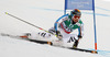 Stefan Luitz of Germany skiing in first run of men giant slalom race of FIS Alpine skiing World Championships in Schladming, Austria. Men giant slalom race of FIS Alpine skiing World championships Schladming 2013, was held in Schladming, Austria, on Friday, 15th of February 2013.
