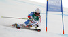 Gino Caviezel of Switzerland skiing in first run of men giant slalom race of FIS Alpine skiing World Championships in Schladming, Austria. Men giant slalom race of FIS Alpine skiing World championships Schladming 2013, was held in Schladming, Austria, on Friday, 15th of February 2013.
