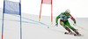 Victor Malmstrom of Finland skiing in first run of men giant slalom race of FIS Alpine skiing World Championships in Schladming, Austria. Men giant slalom race of FIS Alpine skiing World championships Schladming 2013, was held in Schladming, Austria, on Friday, 15th of February 2013.

