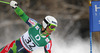 Victor Malmstrom of Finland skiing in first run of men giant slalom race of FIS Alpine skiing World Championships in Schladming, Austria. Men giant slalom race of FIS Alpine skiing World championships Schladming 2013, was held in Schladming, Austria, on Friday, 15th of February 2013.
