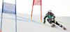 Henrik Kristoffersen of Norway skiing in first run of men giant slalom race of FIS Alpine skiing World Championships in Schladming, Austria. Men giant slalom race of FIS Alpine skiing World championships Schladming 2013, was held in Schladming, Austria, on Friday, 15th of February 2013.

