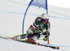 Henrik Kristoffersen of Norway skiing in first run of men giant slalom race of FIS Alpine skiing World Championships in Schladming, Austria. Men giant slalom race of FIS Alpine skiing World championships Schladming 2013, was held in Schladming, Austria, on Friday, 15th of February 2013.
