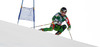 Eemeli Pirinen of Finland skiing in first run of men giant slalom race of FIS Alpine skiing World Championships in Schladming, Austria. Men giant slalom race of FIS Alpine skiing World championships Schladming 2013, was held in Schladming, Austria, on Friday, 15th of February 2013.

