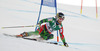 Eemeli Pirinen of Finland skiing in first run of men giant slalom race of FIS Alpine skiing World Championships in Schladming, Austria. Men giant slalom race of FIS Alpine skiing World championships Schladming 2013, was held in Schladming, Austria, on Friday, 15th of February 2013.

