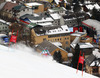 Fifth placed Alexis Pinturault of France skiing in second run of men giant slalom race of FIS Alpine skiing World Championships in Schladming, Austria. Men giant slalom race of FIS Alpine skiing World championships Schladming 2013, was held in Schladming, Austria, on Friday, 15th of February 2013.
