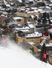 Fourth placed Aksel Lund Svindal of Norway skiing in second run of men giant slalom race of FIS Alpine skiing World Championships in Schladming, Austria. Men giant slalom race of FIS Alpine skiing World championships Schladming 2013, was held in Schladming, Austria, on Friday, 15th of February 2013.
