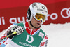 Fifth placed Alexis Pinturault of France reacts in finish of second run of men giant slalom race of FIS Alpine skiing World Championships in Schladming, Austria. Men giant slalom race of FIS Alpine skiing World championships Schladming 2013, was held in Schladming, Austria, on Friday, 15th of February 2013.
