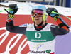 Winner and new men giant slalom World Champion Ted Ligety of USA reacts in finish of second run of men giant slalom race of FIS Alpine skiing World Championships in Schladming, Austria. Men giant slalom race of FIS Alpine skiing World championships Schladming 2013, was held in Schladming, Austria, on Friday, 15th of February 2013.
