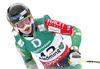 Eemeli Pirinen of Finland reacts in finish of second run of men giant slalom race of FIS Alpine skiing World Championships in Schladming, Austria. Men giant slalom race of FIS Alpine skiing World championships Schladming 2013, was held in Schladming, Austria, on Friday, 15th of February 2013.
