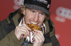 Winner and new men giant slalom World Champion Ted Ligety of USA celebrates his medal won in men giant slalom race of FIS Alpine skiing World Championships in Schladming, Austria. Men giant slalom race of FIS Alpine skiing World championships Schladming 2013, was held in Schladming, Austria, on Friday, 15th of February 2013.
