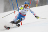 Marlies Schild of Austria skiing in first run of women slalom race of FIS Alpine skiing World Championships in Schladming, Austria. Women slalom race of FIS Alpine skiing World championships Schladming 2013, was held in Schladming, Austria, on Saturday, 16th of February 2013.
