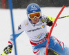 Marlies Schild of Austria skiing in first run of women slalom race of FIS Alpine skiing World Championships in Schladming, Austria. Women slalom race of FIS Alpine skiing World championships Schladming 2013, was held in Schladming, Austria, on Saturday, 16th of February 2013.
