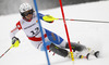 Wendy Holdener of Switzerland skiing in first run of women slalom race of FIS Alpine skiing World Championships in Schladming, Austria. Women slalom race of FIS Alpine skiing World championships Schladming 2013, was held in Schladming, Austria, on Saturday, 16th of February 2013.
