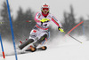 Christina Geiger of Germany skiing in first run of women slalom race of FIS Alpine skiing World Championships in Schladming, Austria. Women slalom race of FIS Alpine skiing World championships Schladming 2013, was held in Schladming, Austria, on Saturday, 16th of February 2013.
