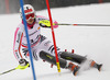 Christina Geiger of Germany skiing in first run of women slalom race of FIS Alpine skiing World Championships in Schladming, Austria. Women slalom race of FIS Alpine skiing World championships Schladming 2013, was held in Schladming, Austria, on Saturday, 16th of February 2013.
