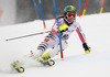 Lena Duerr of Germany skiing in first run of women slalom race of FIS Alpine skiing World Championships in Schladming, Austria. Women slalom race of FIS Alpine skiing World championships Schladming 2013, was held in Schladming, Austria, on Saturday, 16th of February 2013.
